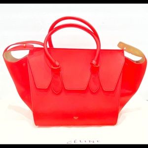 Céline
Tie Small Knot Tote Dark Red Calf Skin